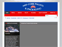 Tablet Screenshot of midcorkpallets.com